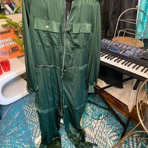 Fashion Nova Hunter Green Jumpsuit